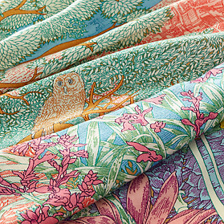 HERMES ショール retour a la nature 自然回帰 140 Retour a la Nature shawl 140 | Hermès Canada
